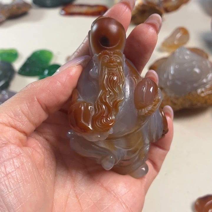 玛瑙/玉髓未镶嵌吊坠(不含链)