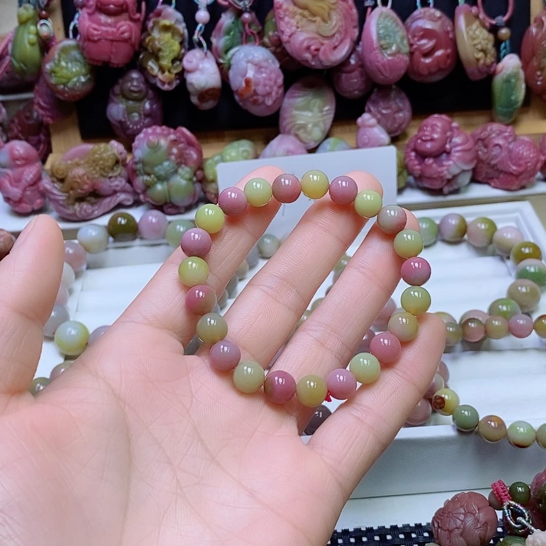 玛瑙/玉髓盐源玛瑙手链未镶嵌