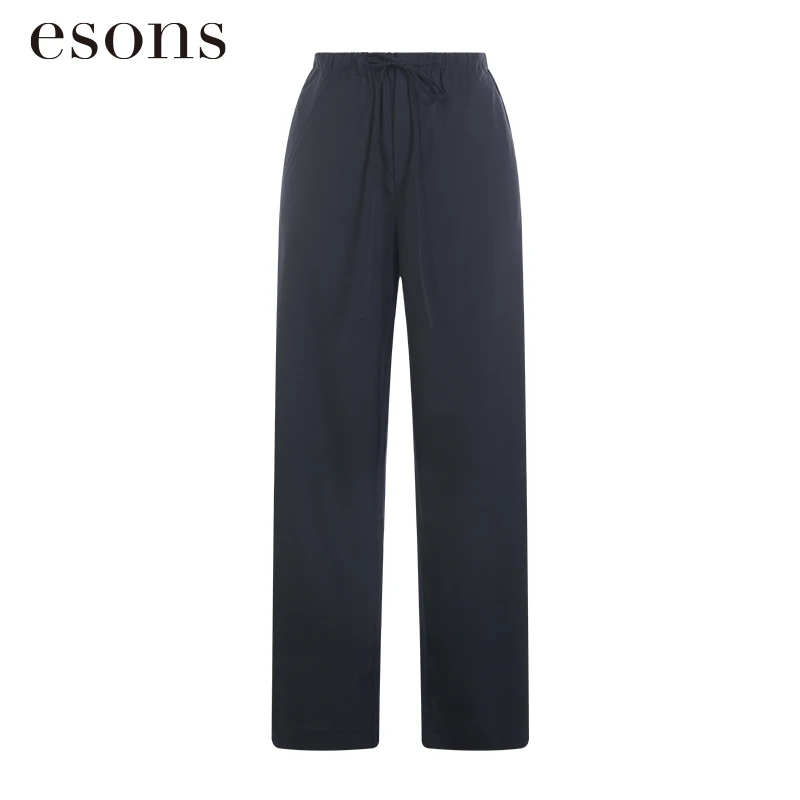 esons/爱城市【商场同款】橡筋抽绳松紧裤腰休闲长裤36252020