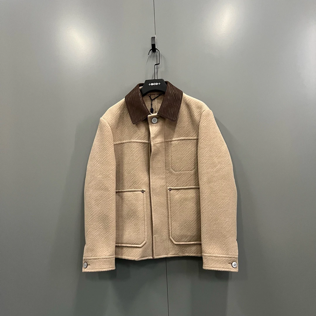 99新 LouisVuitton/路易威登 (ll) 浅棕色长袖夹克 46码/103372