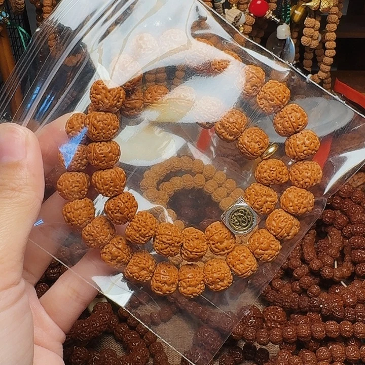 无***人金刚菩提吊坠12双圈原皮