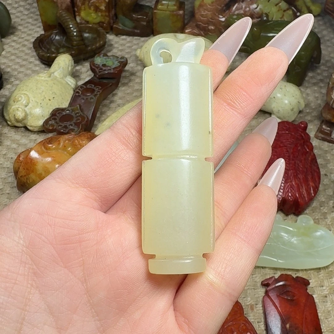 白玉菩提吊坠挂件