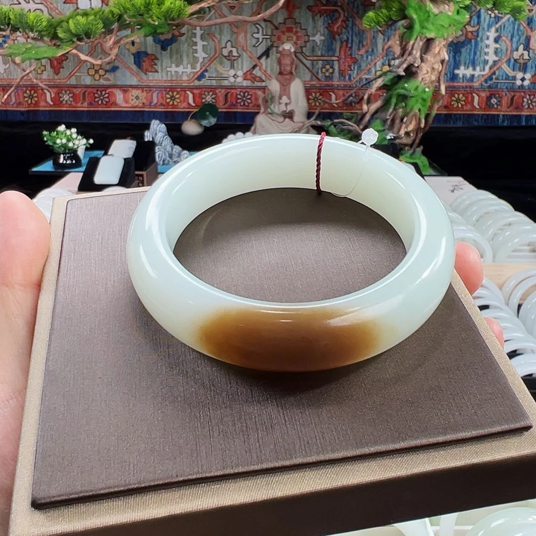 未镶嵌手镯和田玉55.7