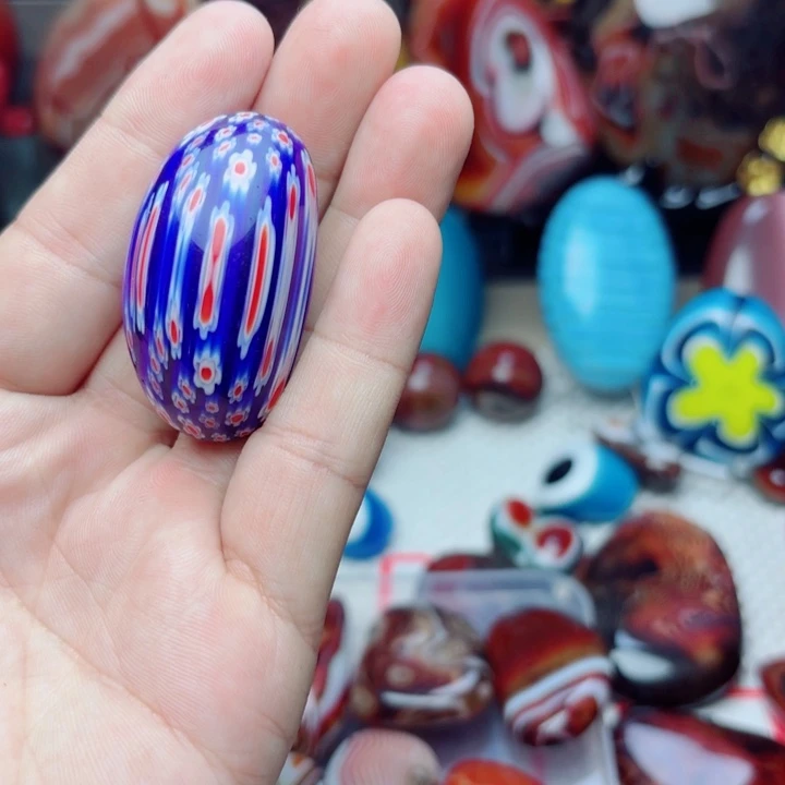 底***人玛瑙/玉髓未镶嵌珠宝半成品