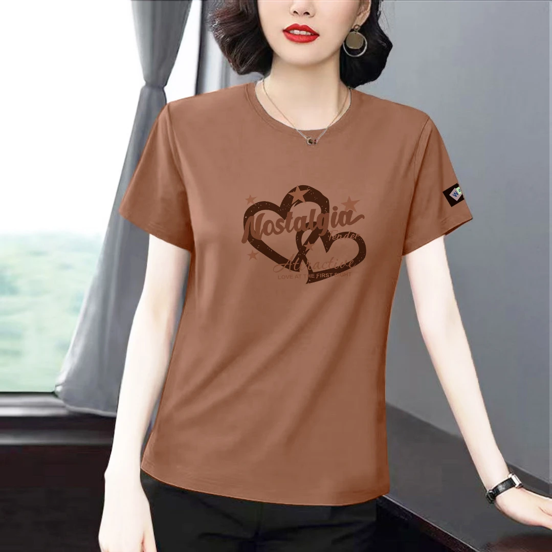 春夏季纯棉圆领短袖t恤男女同款宽松百搭大码半袖背心简约T恤打底