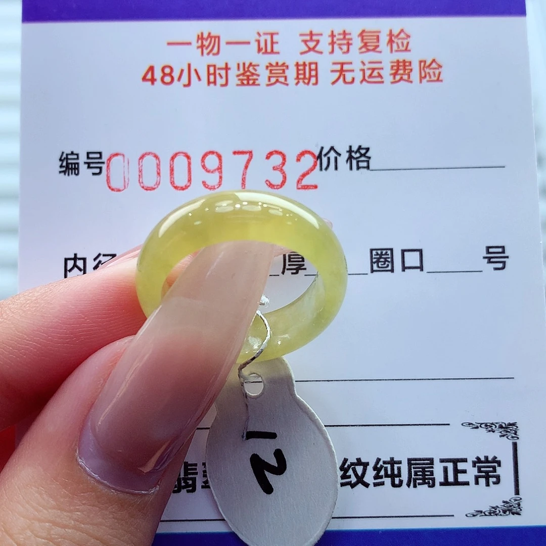 翡翠未镶嵌戒指翡翠