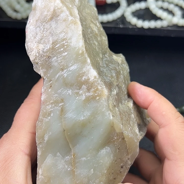 和田玉（糖玉）未镶嵌车挂