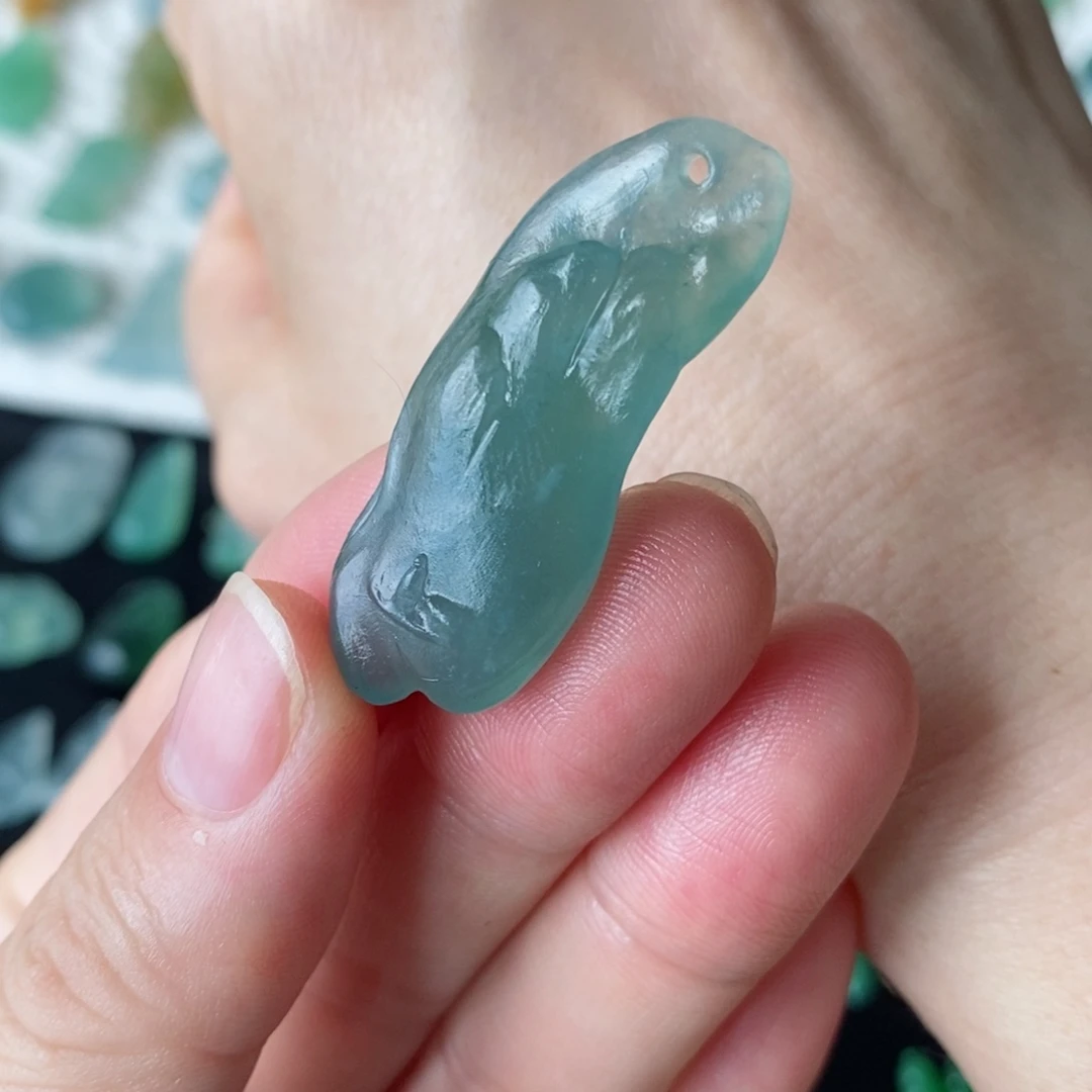 定制翡翠未镶嵌远山悟道