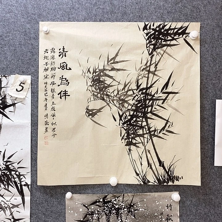 竖款新中式装饰画15