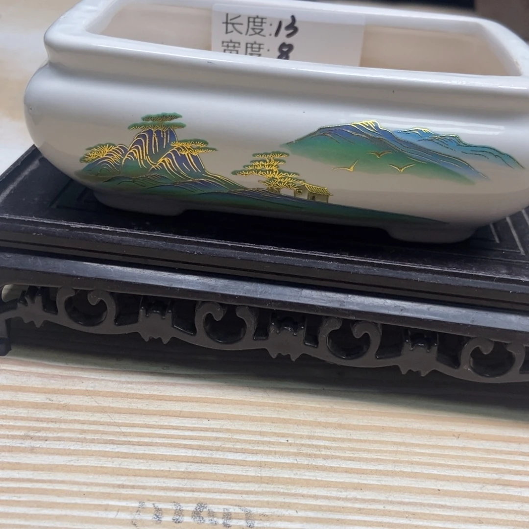 瓷片陶瓷花盆陶瓷艺术