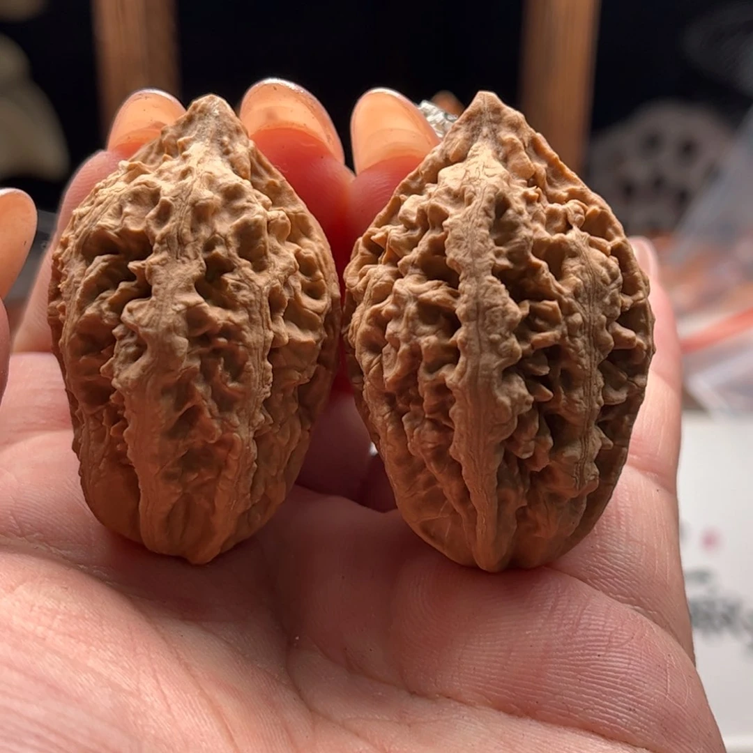 文玩核桃把件关东木子家楸大胖92