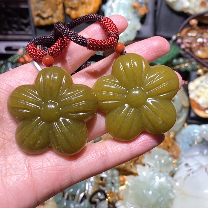 岫玉毛衣链未镶嵌