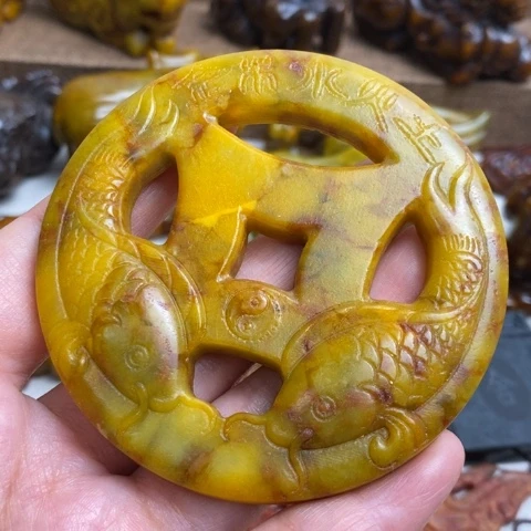 蛇纹石玉未镶嵌颈饰88