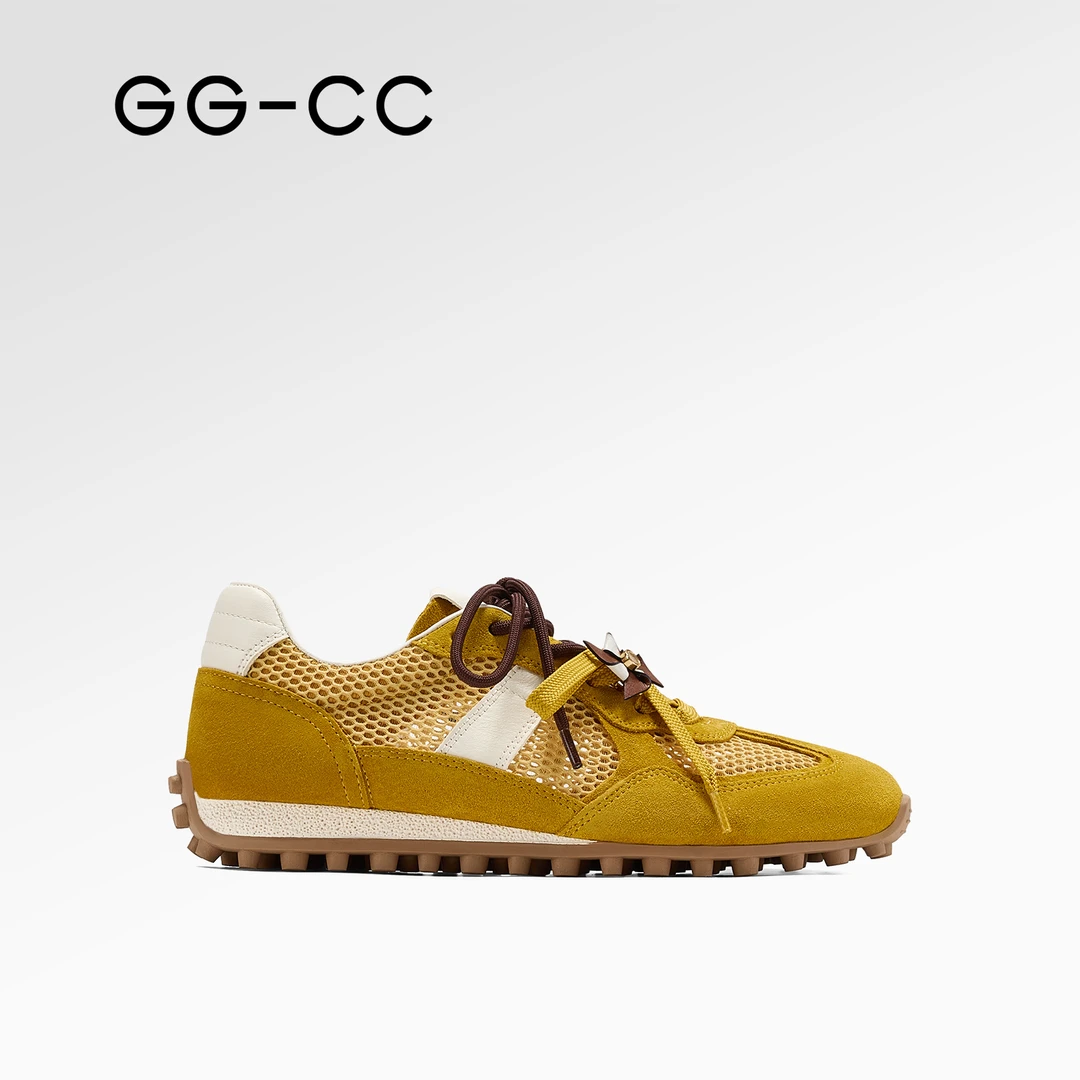 GG-CC【风车骑士】2025夏季新款时尚厚底拼色德训鞋3422