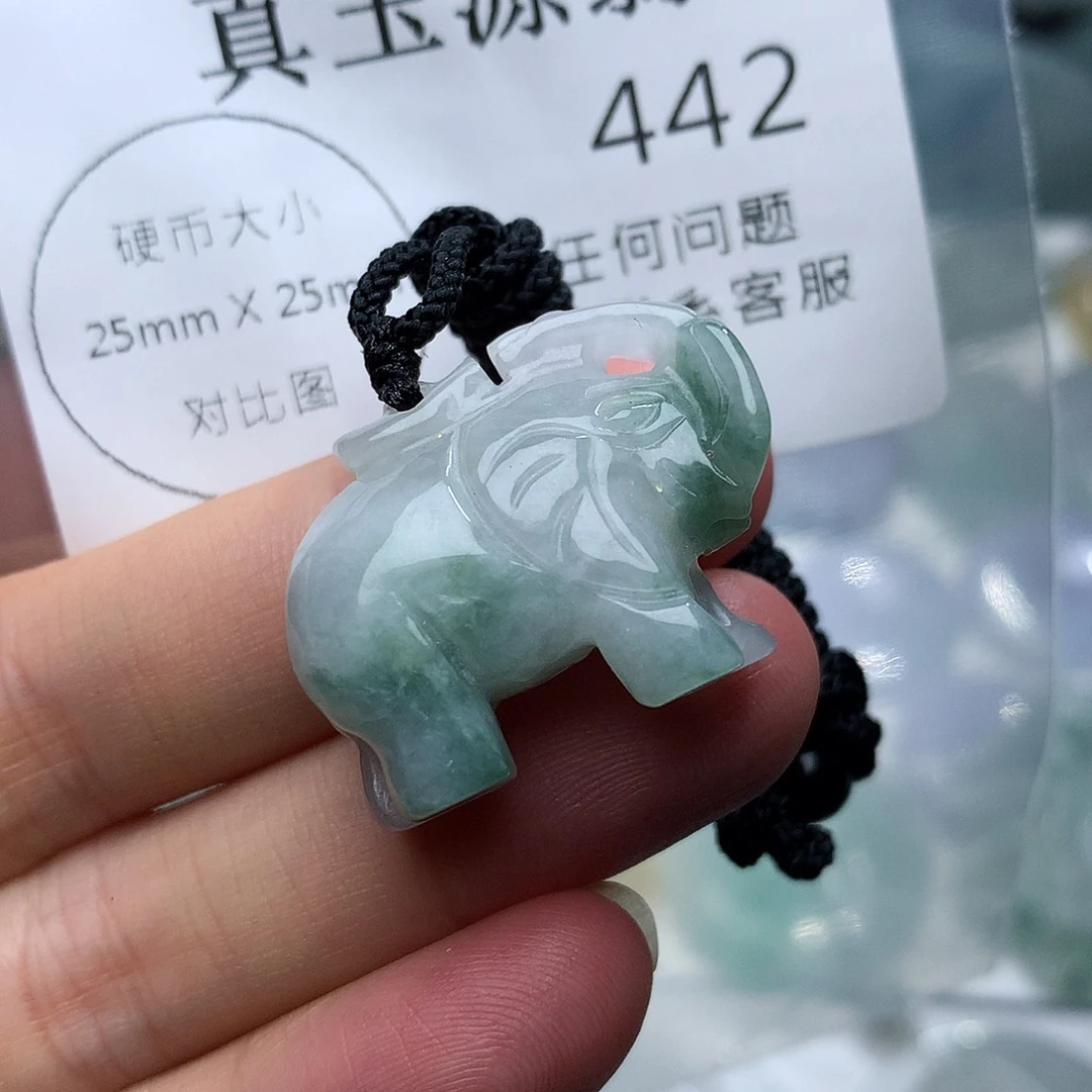 翡翠未镶嵌颈饰442