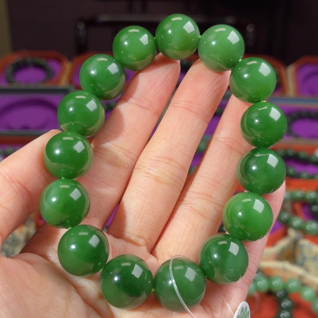 和田玉（碧玉）未镶嵌手串