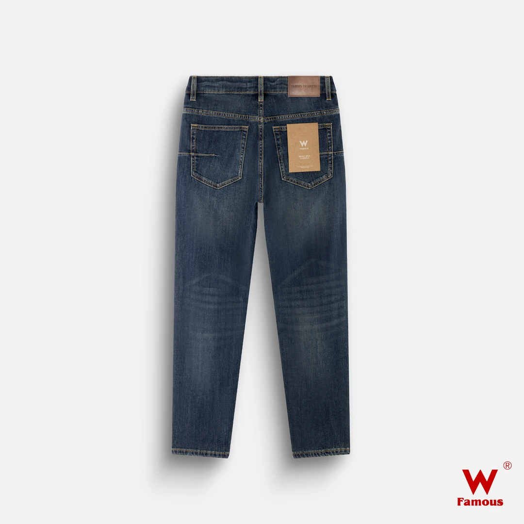 【夏季上新】1039-9.5安怀旧洗水轻薄九分九分半男士网红牛仔裤