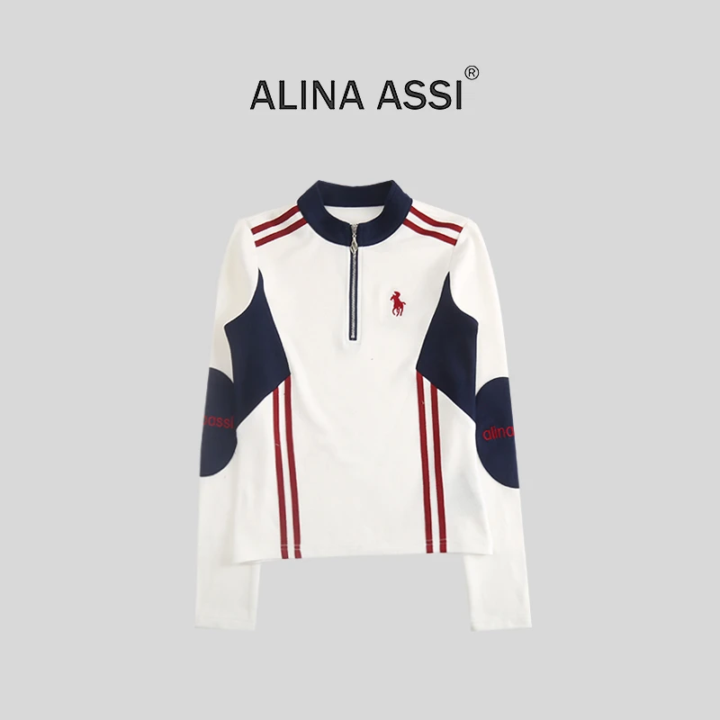 【糯米姐】2025秋冬新款显瘦T恤休闲长袖上衣K0777