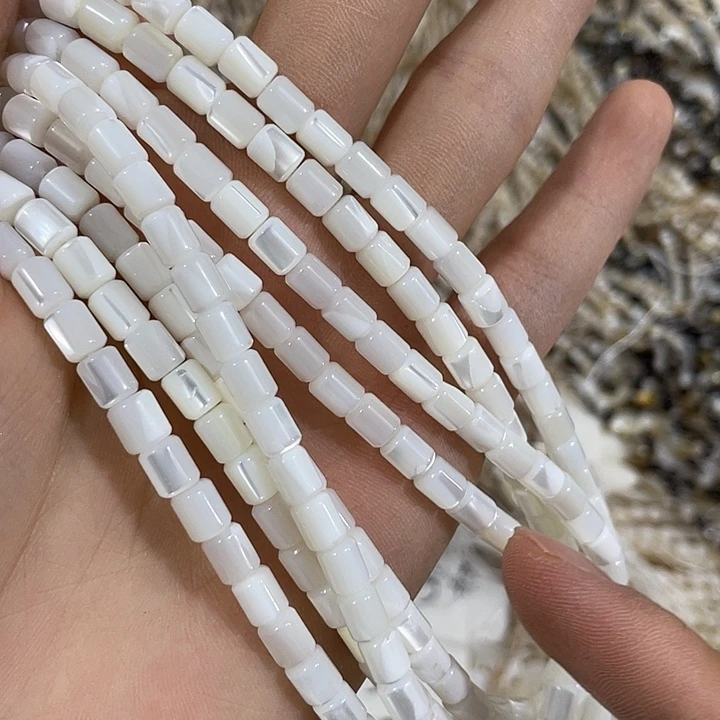 贝壳非金属一条5mm马体螺桶珠