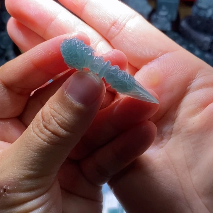 定制翡翠未镶嵌毛