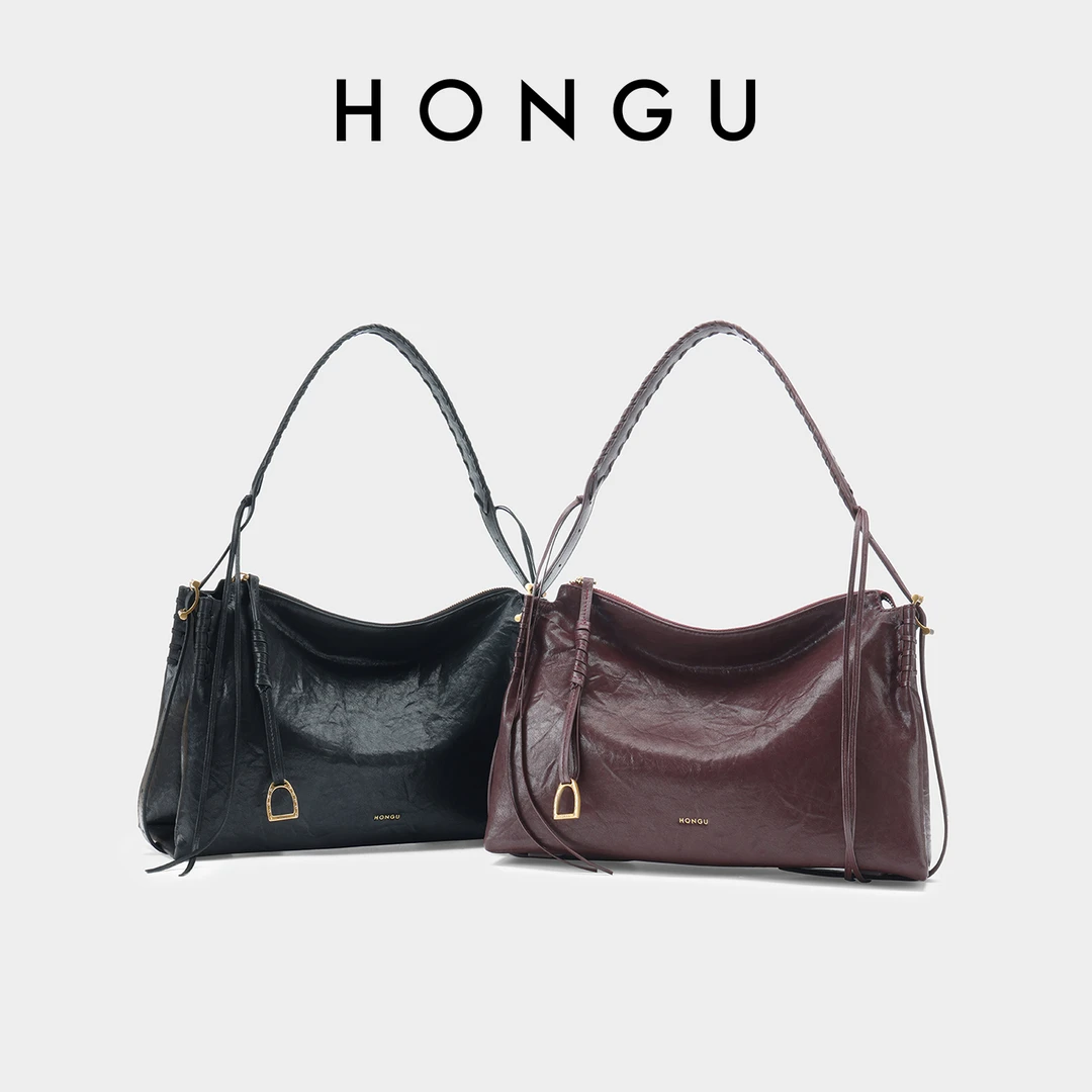 单肩斜跨腋下包休闲简约/织语