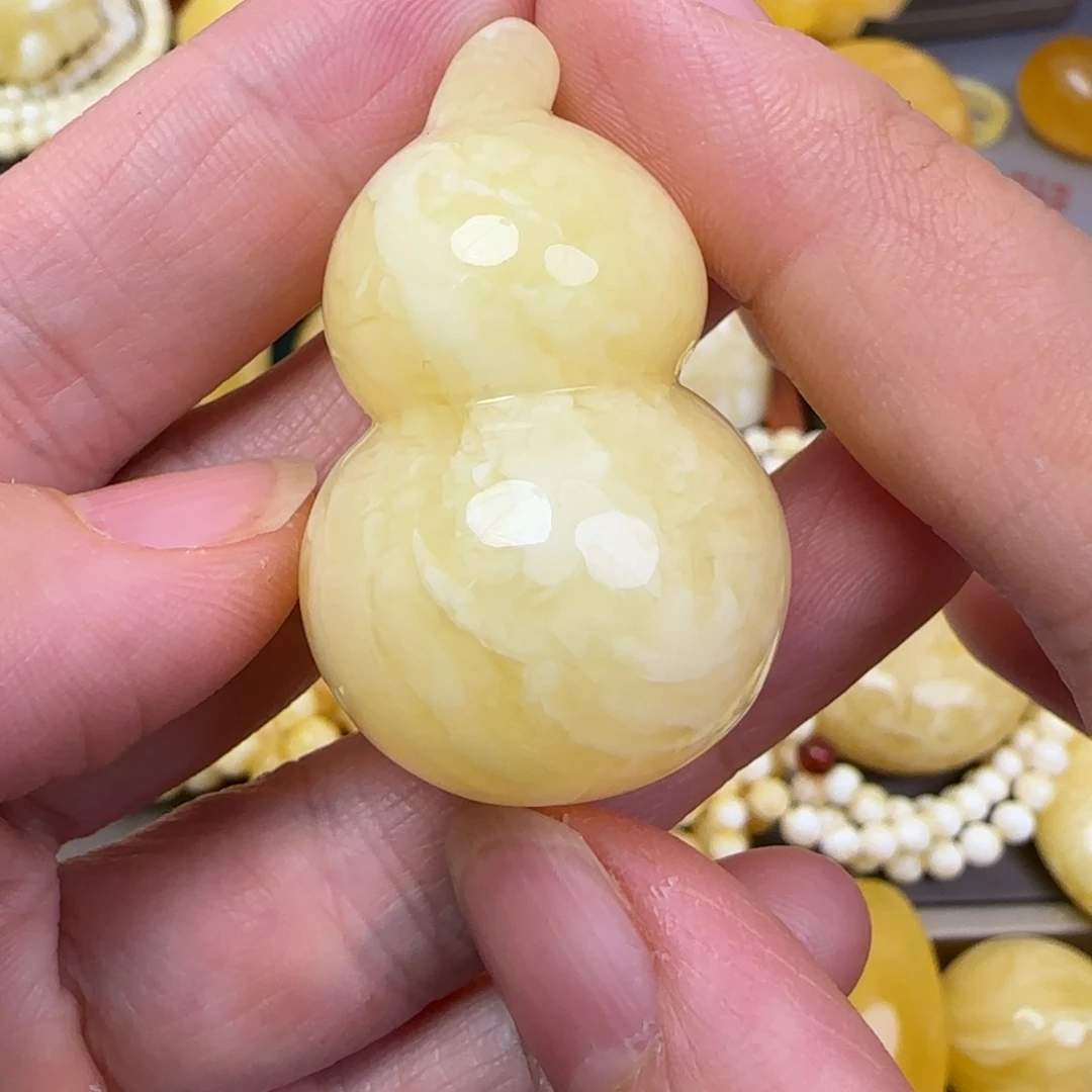 蜜蜡颈饰未镶嵌天然蜜蜡