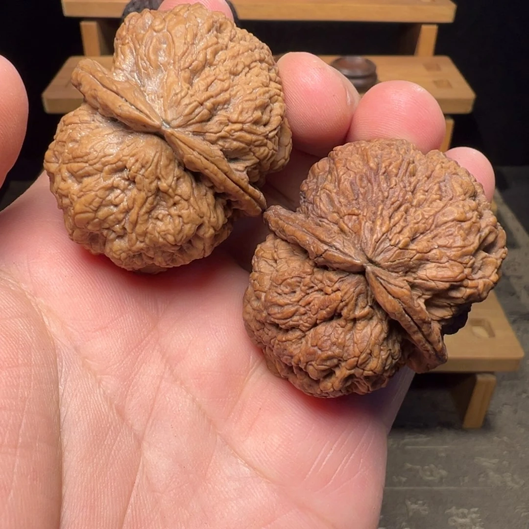吊坠文玩核桃老滚龙纹45mm