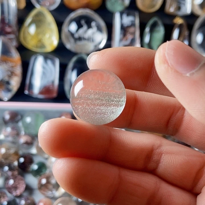 水晶颈饰未镶嵌斯*丽满天星20mm
