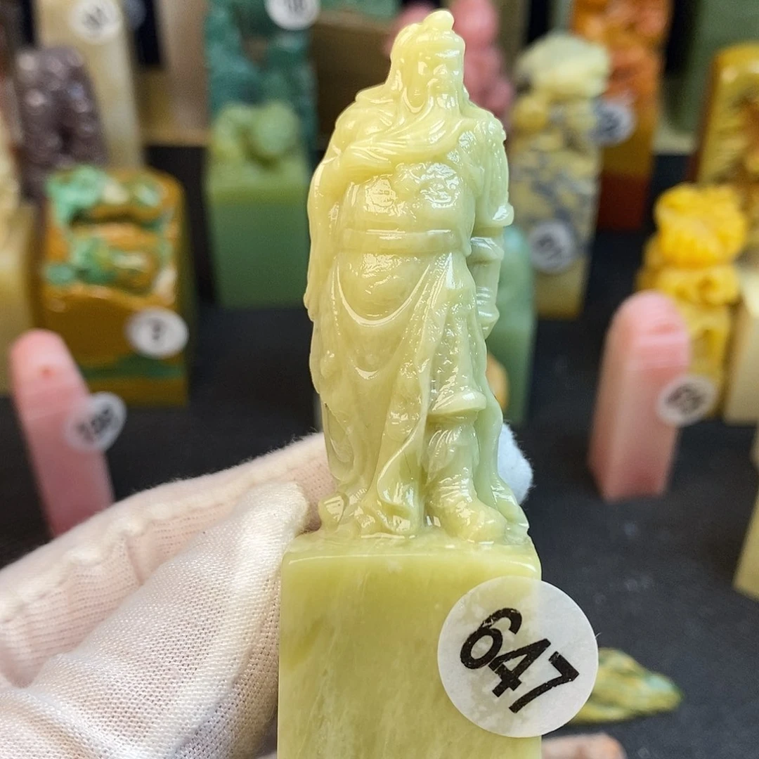 青田石篆刻艺术家的