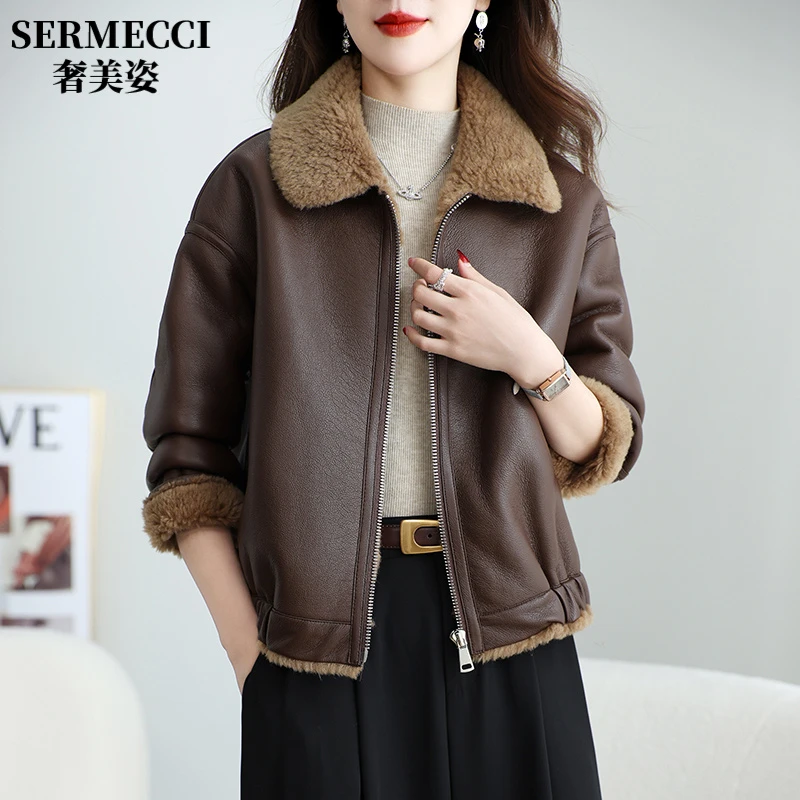 轻奢品牌高端时尚外套女夹克2025年春季新款大码气质休闲女装