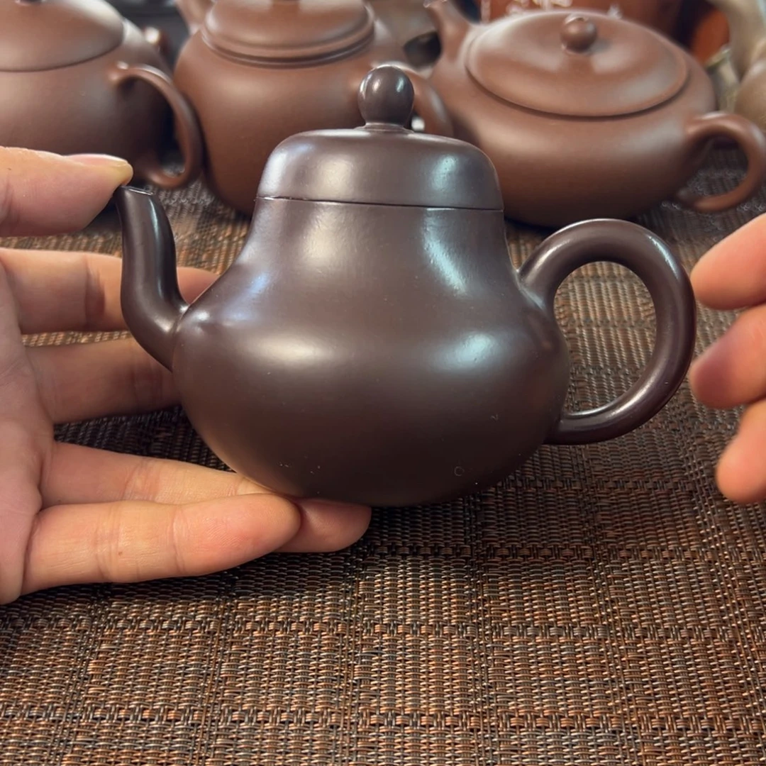 茶壶紫砂宜兴原矿紫砂壶200毫升容量
