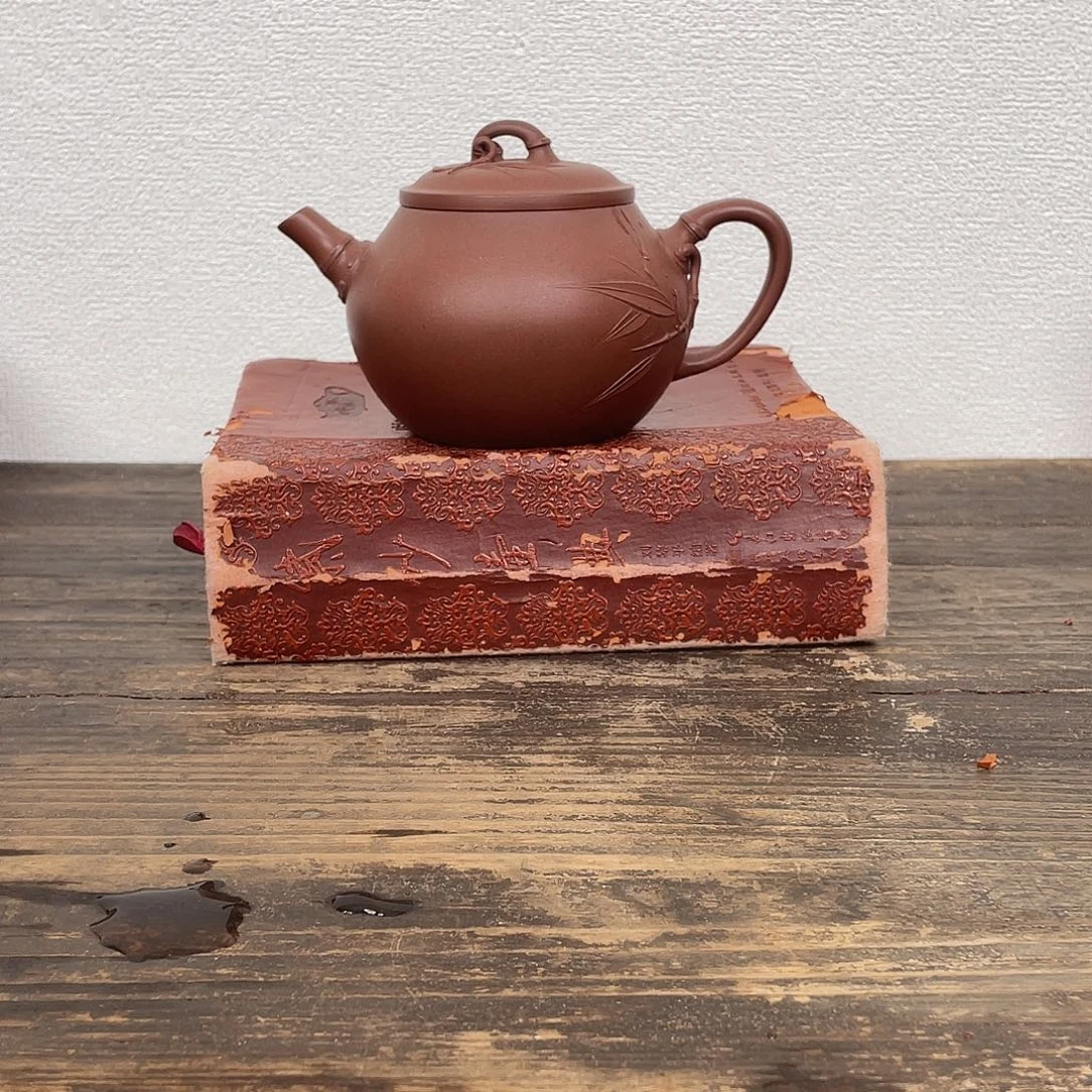 茶壶紫泥紫泥竹节壶
