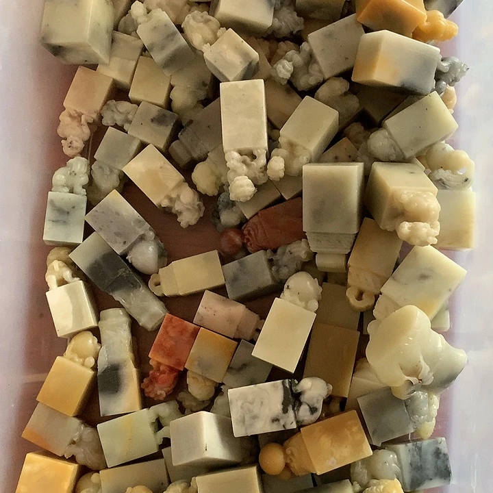 寿山石印石寿山石80个