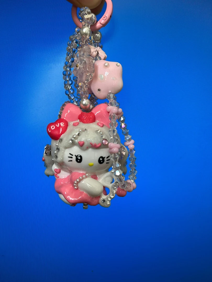 手工萌粒挂链DIY手工纯手工制作