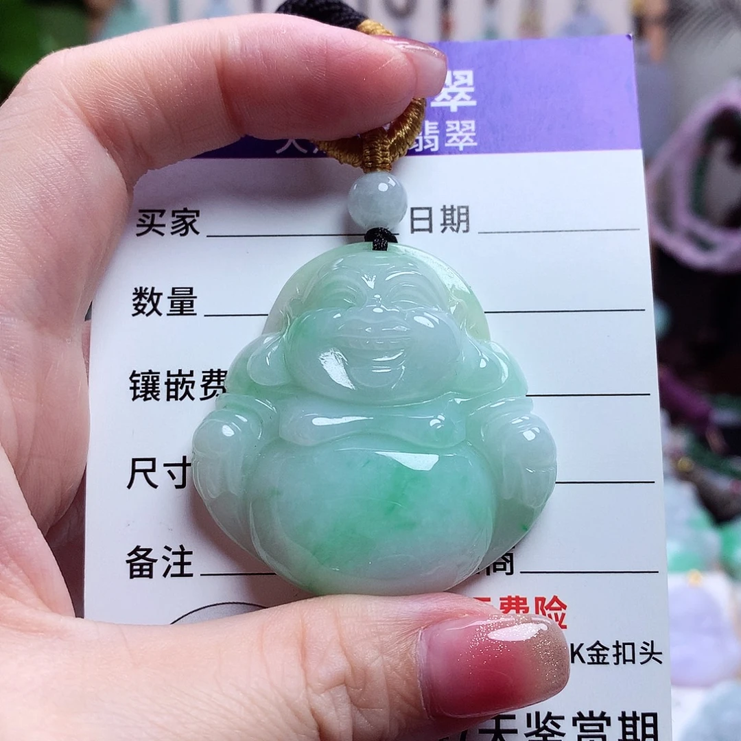 颈饰未镶嵌翡翠佛公22