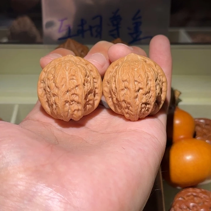 文玩核桃吊坠乾隆磨34