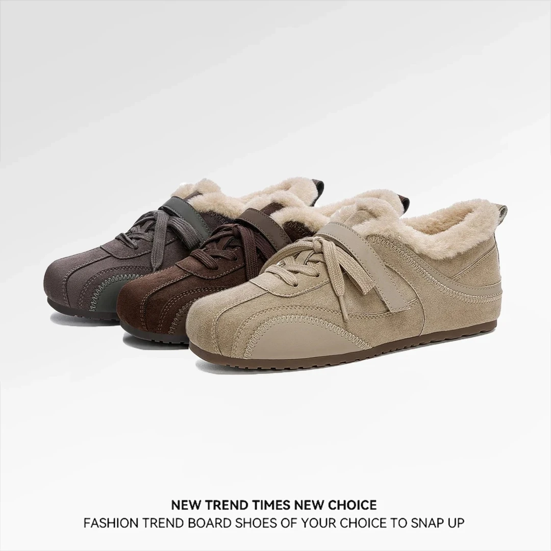 【001-035】极简风德训鞋德迅鞋纯色棉鞋雪地靴冬季休闲风M958-1