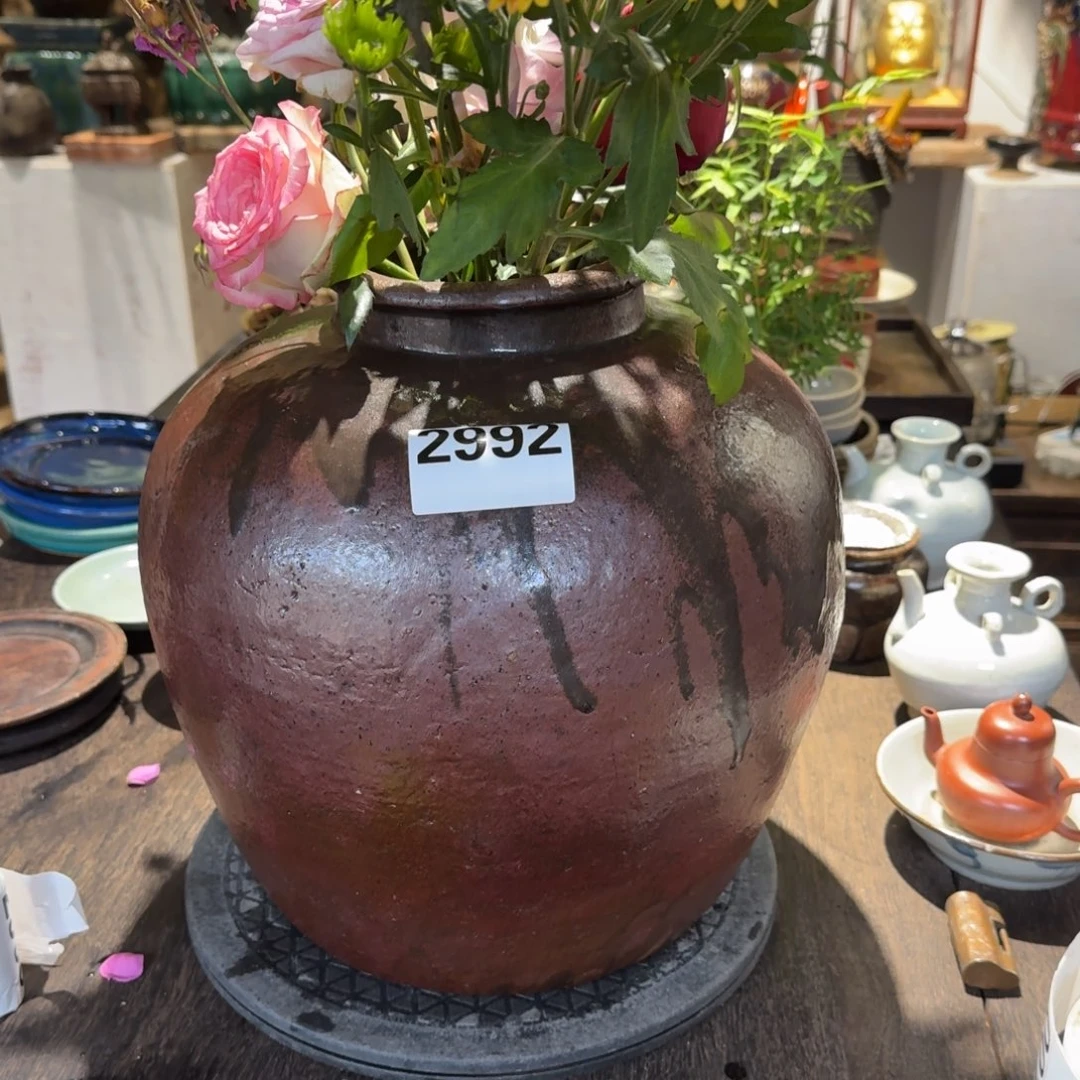 罐落*静静小院老物件2992