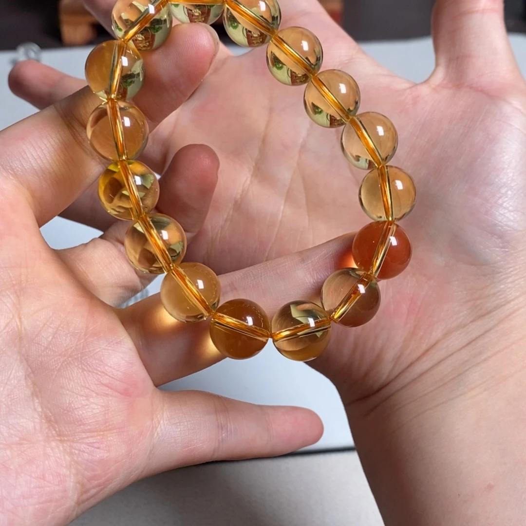 是***～手串黄水全净体 单颗