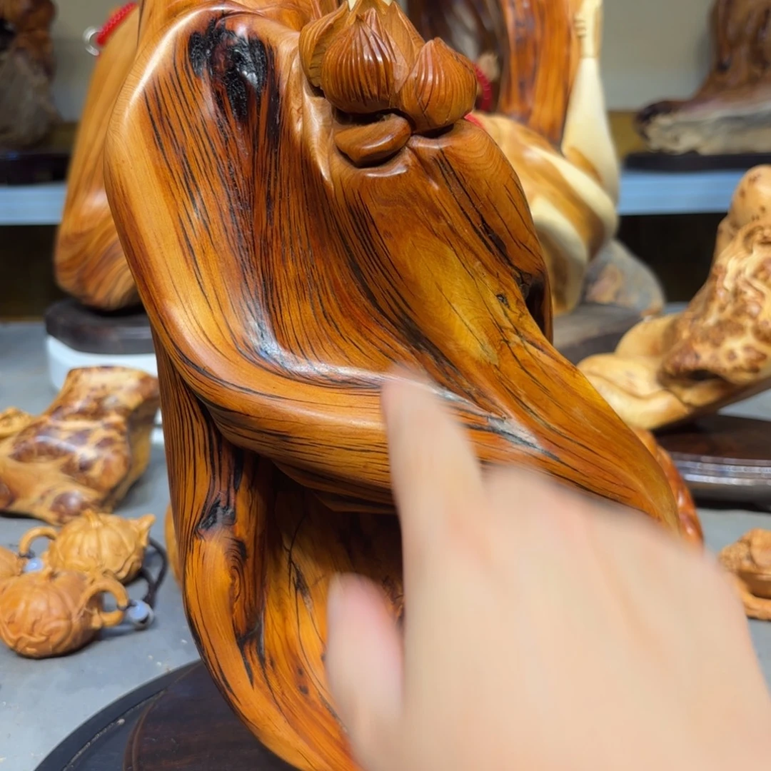 柏木太行崖柏观音菩萨