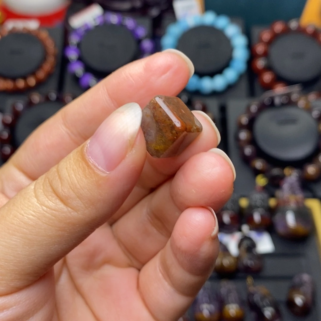 水晶手链未镶嵌老料极光方糖