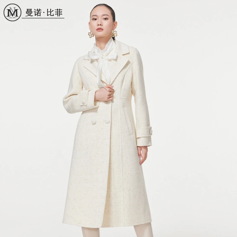 百搭双面呢大衣外套MEEG144145