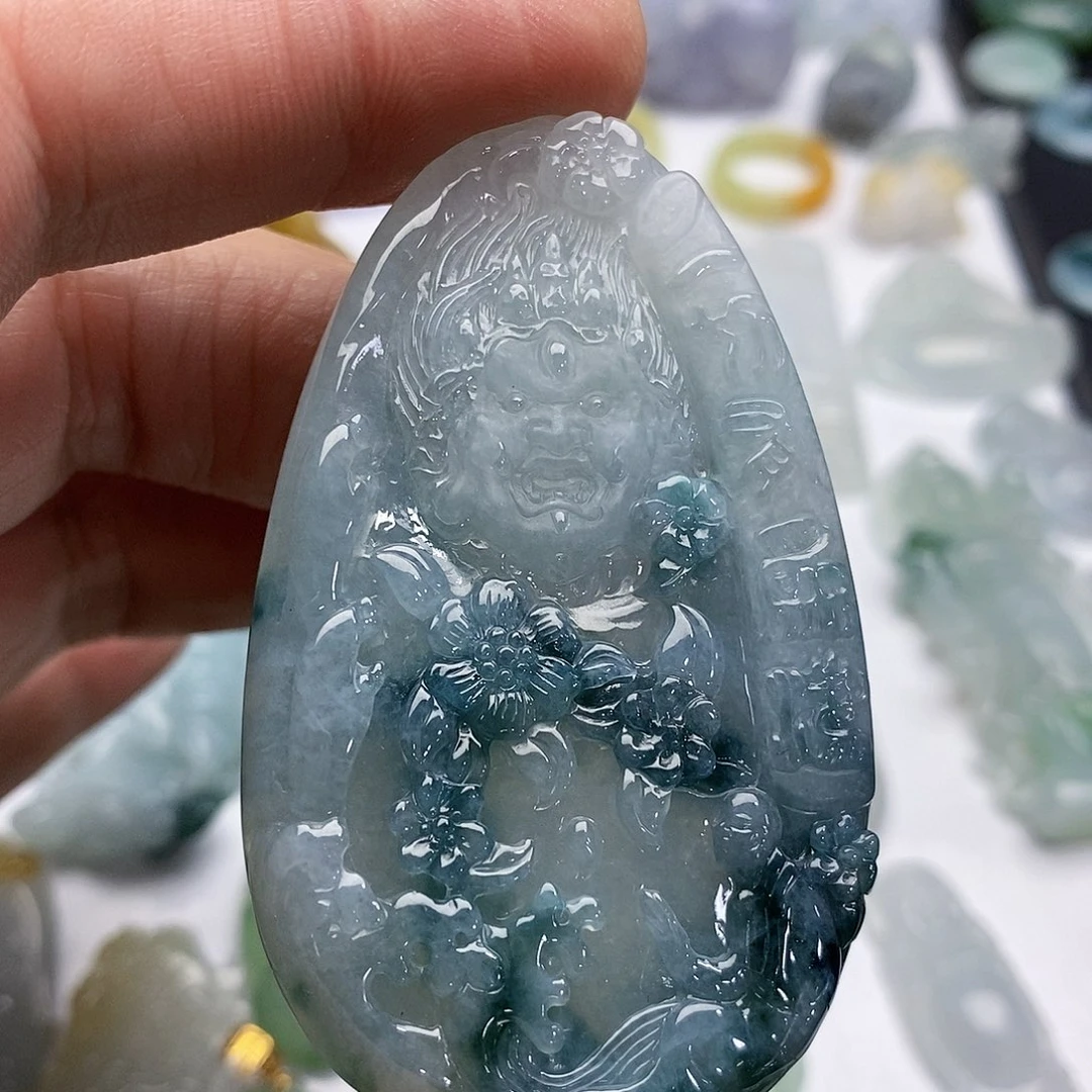 翡翠未镶嵌颈饰12345678