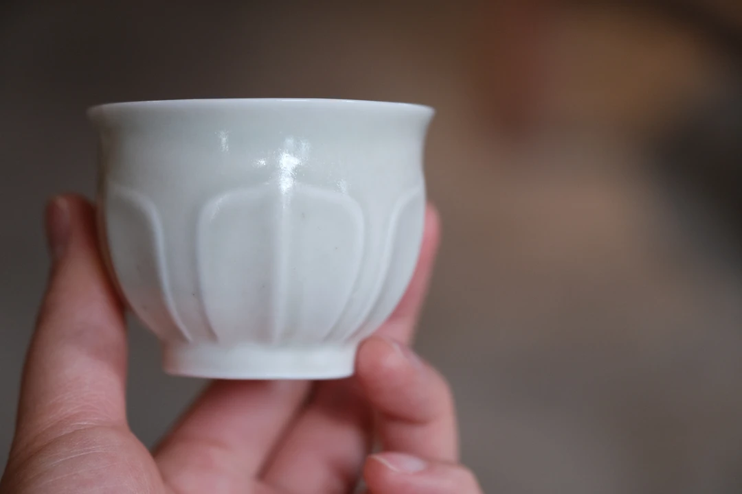 五方灵祥慧釉瑞莲茶杯