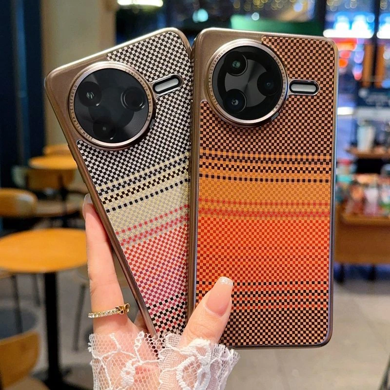 适用红米k80手机壳电镀像素风碳纤维纹新款k80pro超薄防摔保护套