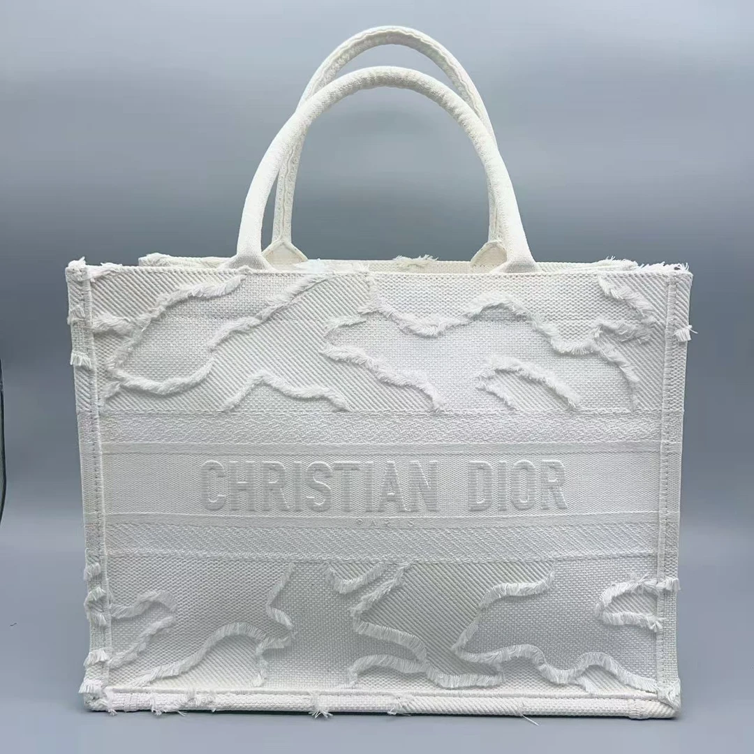 95新 DIOR/迪奥  白色托特包 1662 4171