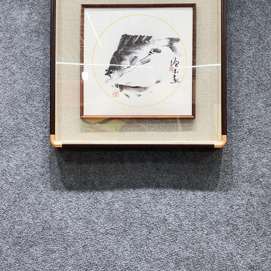 国画知鱼之乐纯手绘