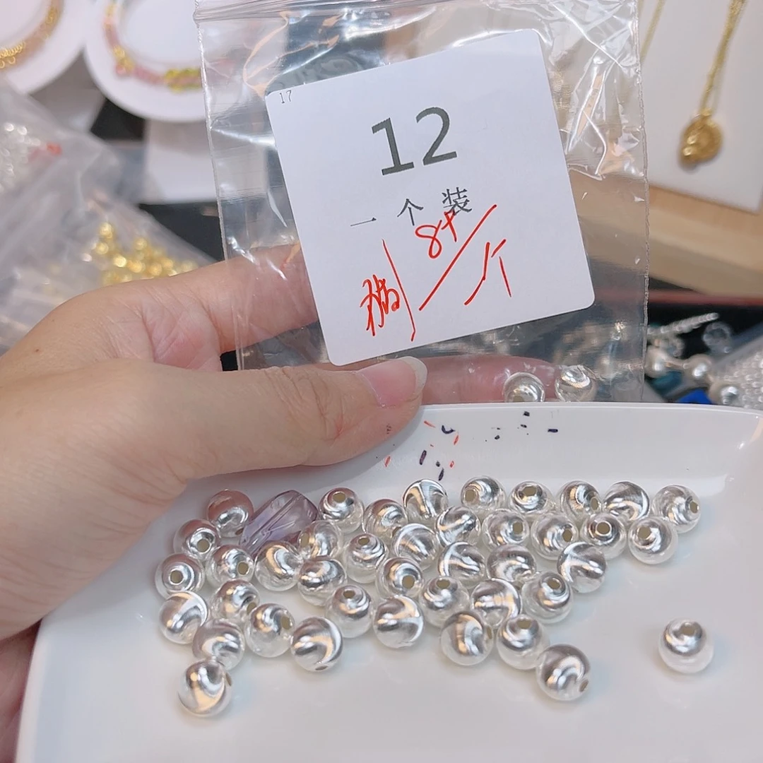 紫晶珠宝半成品银S925镶嵌12