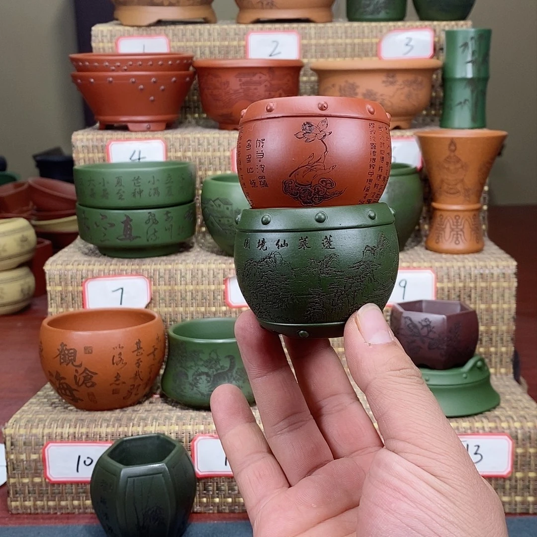 紫砂花盆张*我在等他