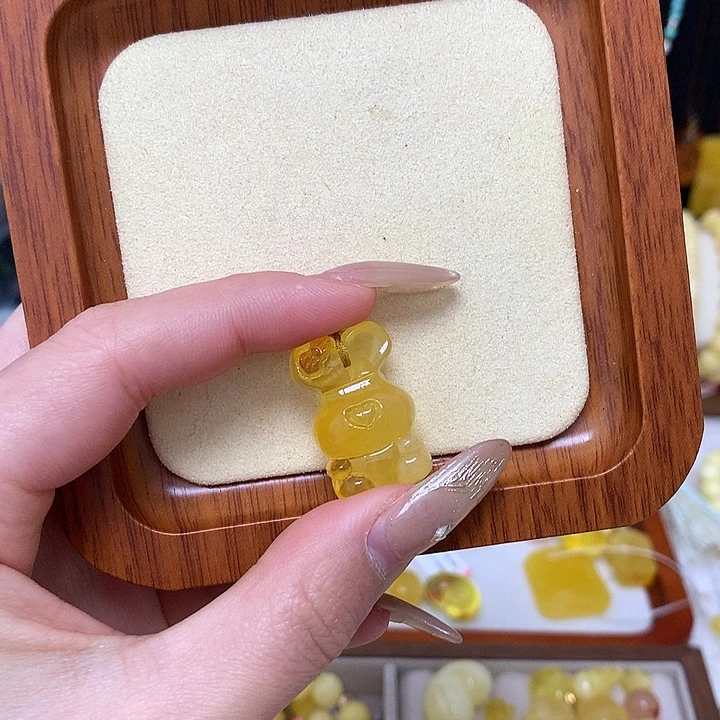 手链蜜蜡未镶嵌蜜蜡兔子